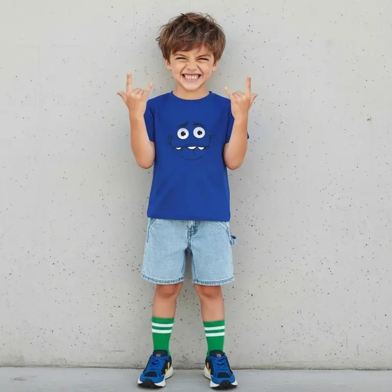OP=OP! T-shirt Oliver (kobalt)