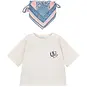 Mayoral T-shirt met sjaaltje (sky bone)