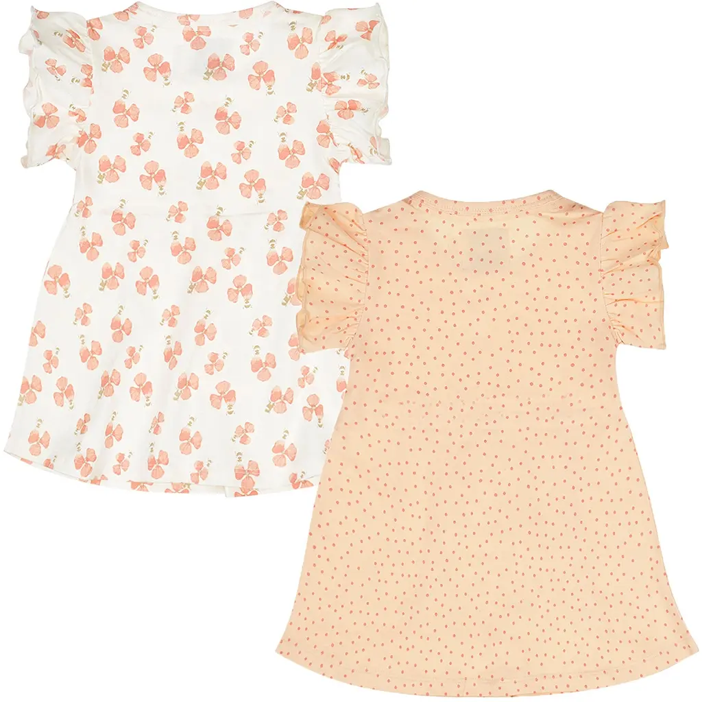 Twee zomer jurkjes (peach)