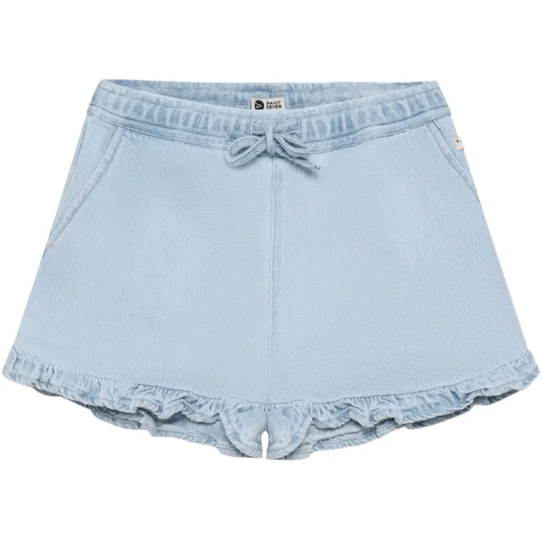 Kort spijkerbroekje (light denim blue)
