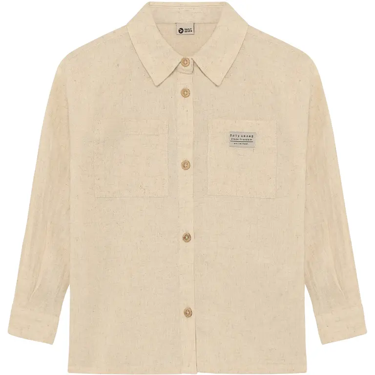 Overhemd linen (sandshell)