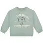 Daily7 Trui oversized Backprint (green milieu)