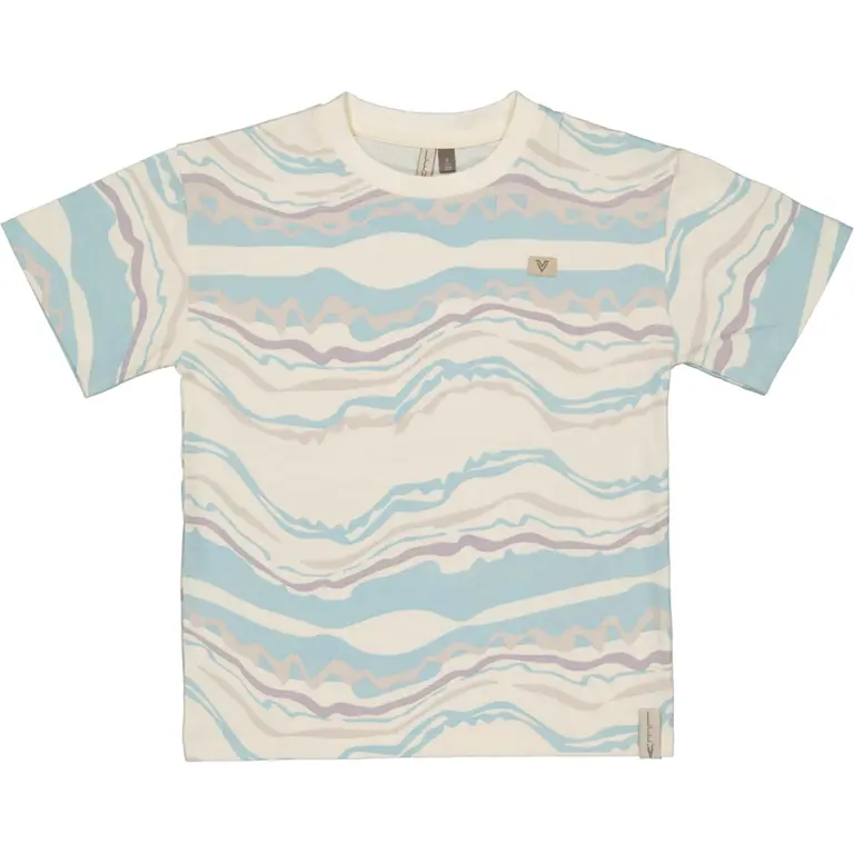 T-shirt Benk (aop multi colour stripe)
