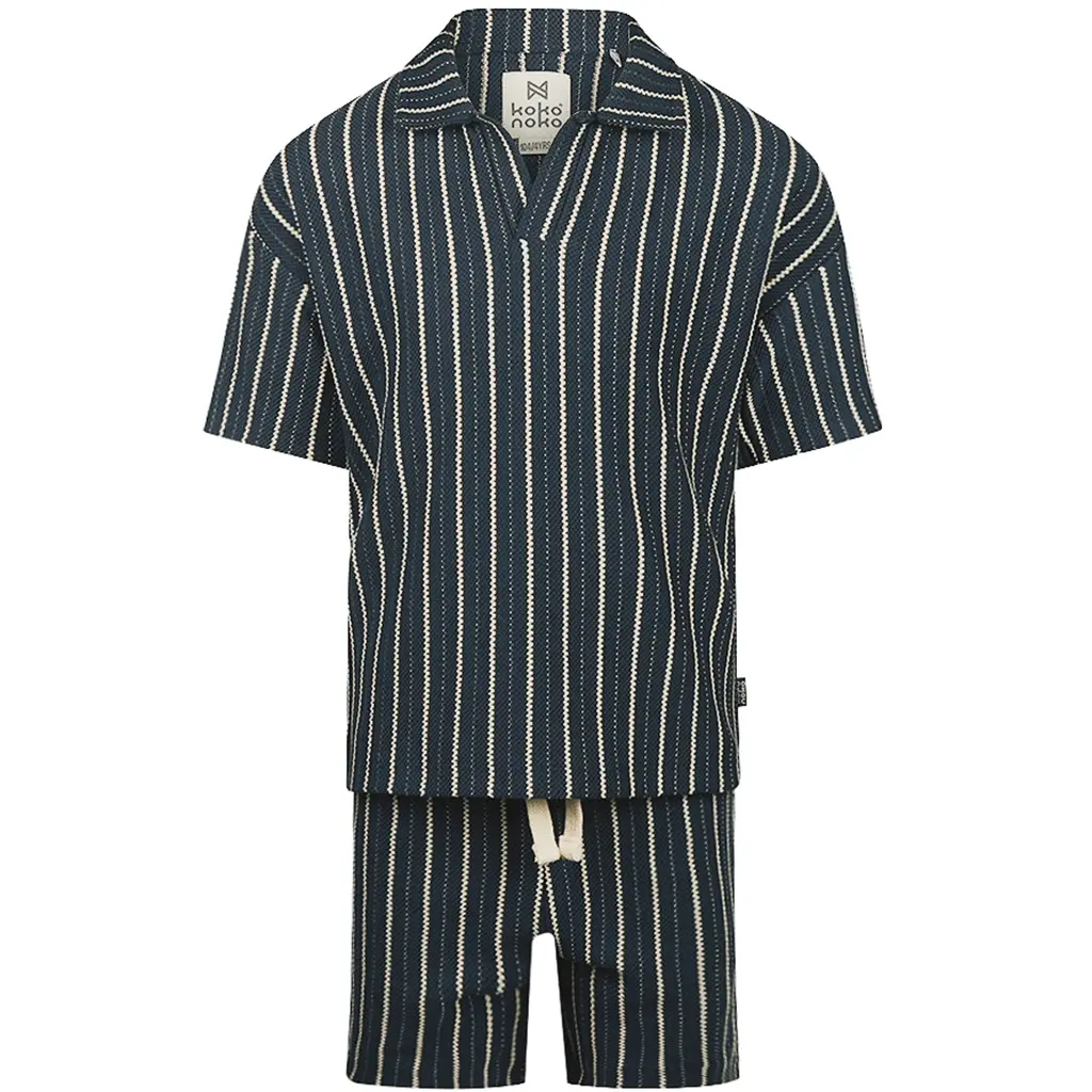 Tweedelige set (navy)