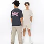 No Way Monday T-shirt backprint loose fit (anthracite)