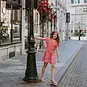 No Way Monday Jurk (fuchsia)
