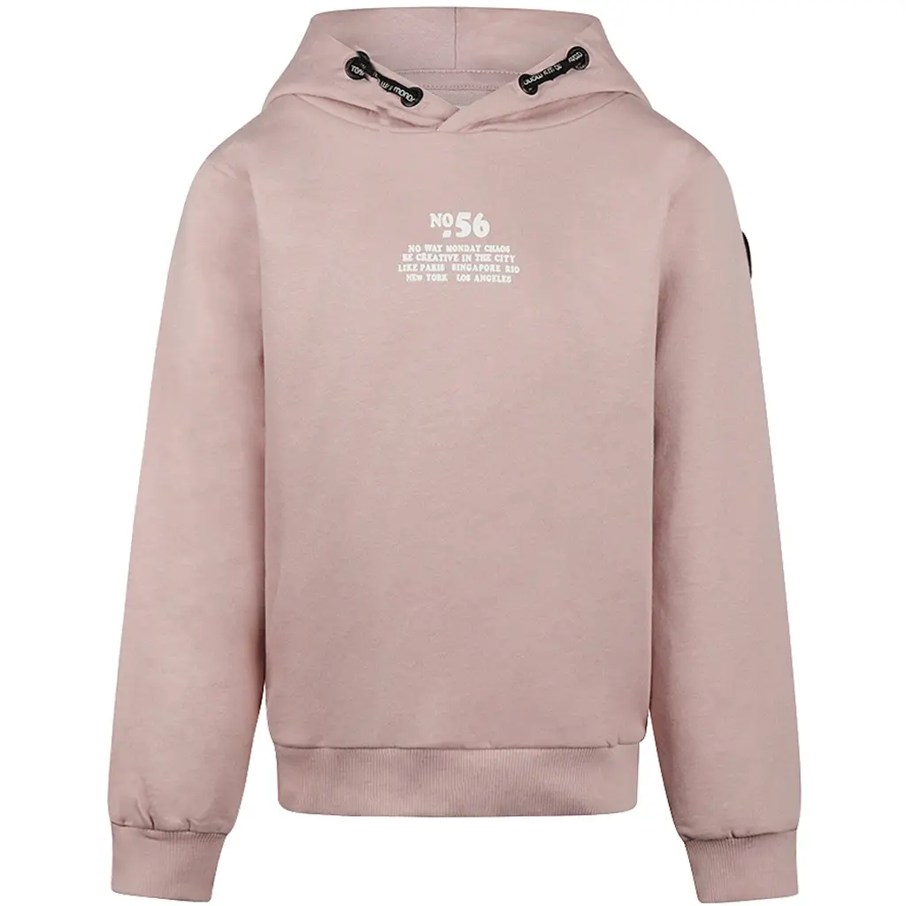 Trui hoodie backprint (light pink)