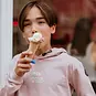 No Way Monday Trui hoodie backprint (light pink)