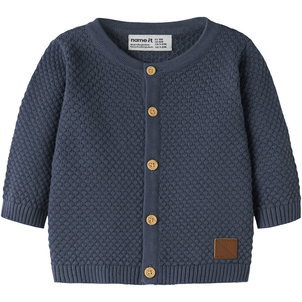 Gebreid vestje Denver (vintage indigo)