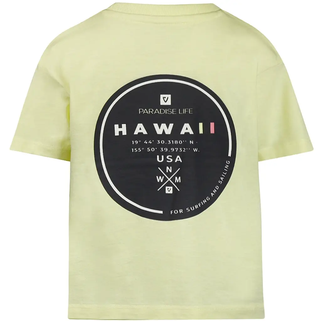 T-shirt backprint loose fit (neon yellow)