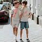 No Way Monday T-shirt backprint loose fit (light grey)