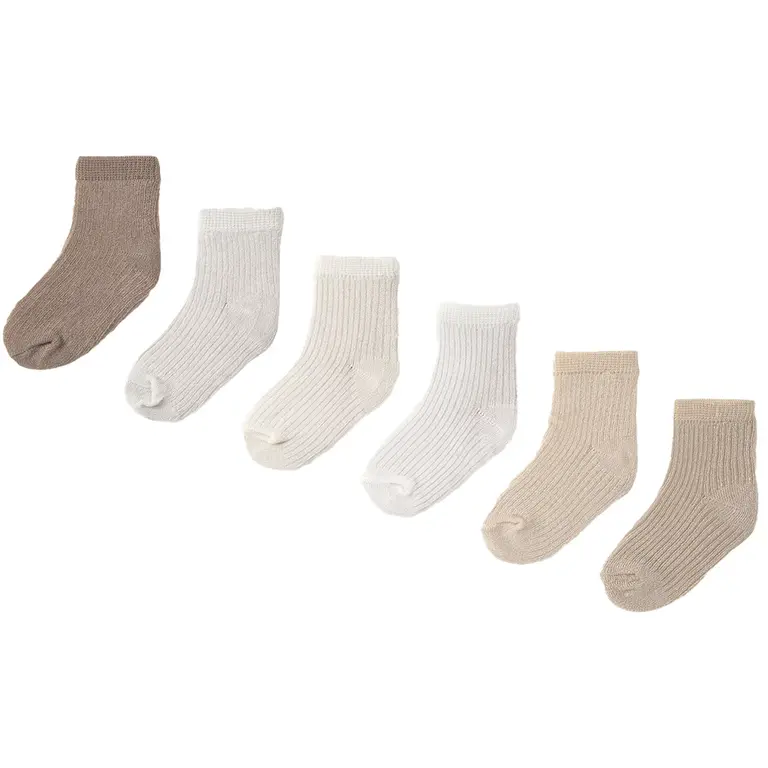 Set van 6 paar sokjes (neutrals)