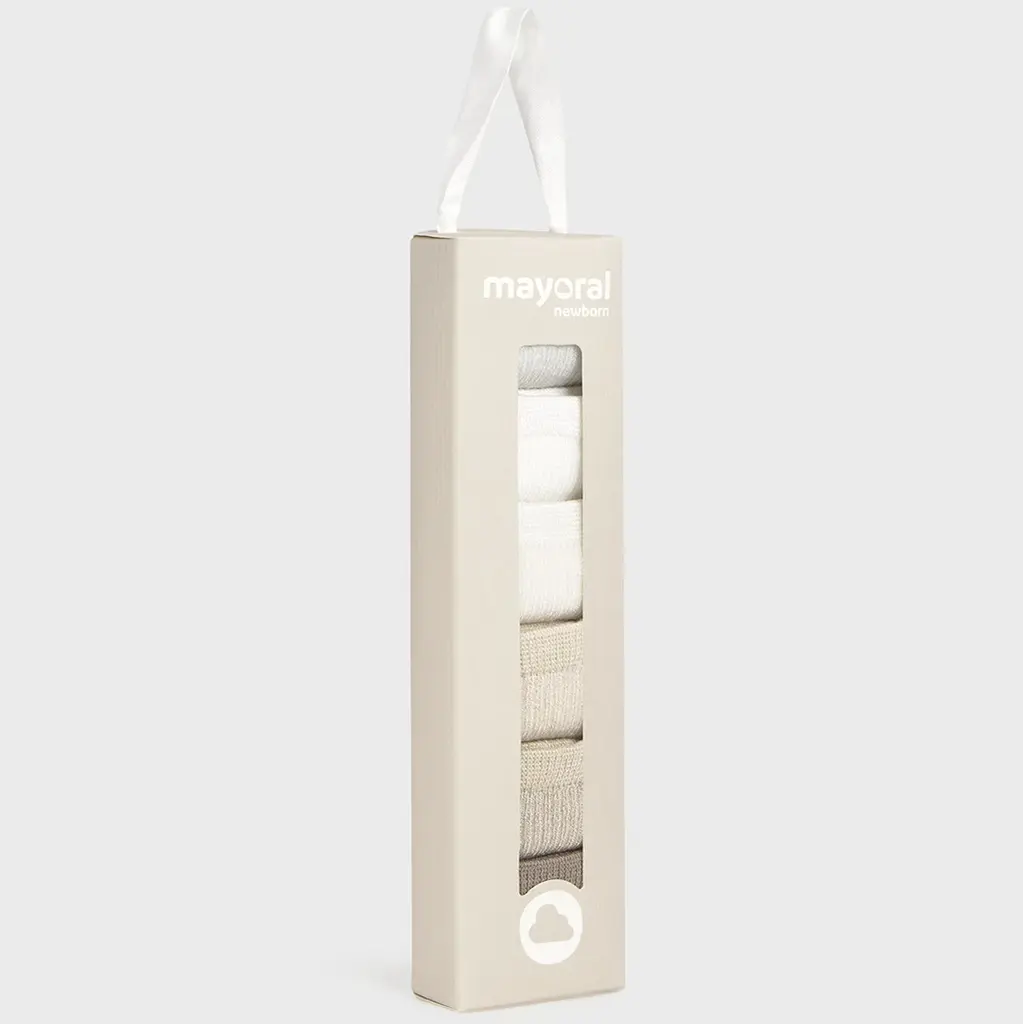 Set van 6 paar sokjes (neutrals)