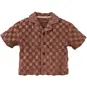Z8 Overhemd blokken badstof Jeppe (blush brown)