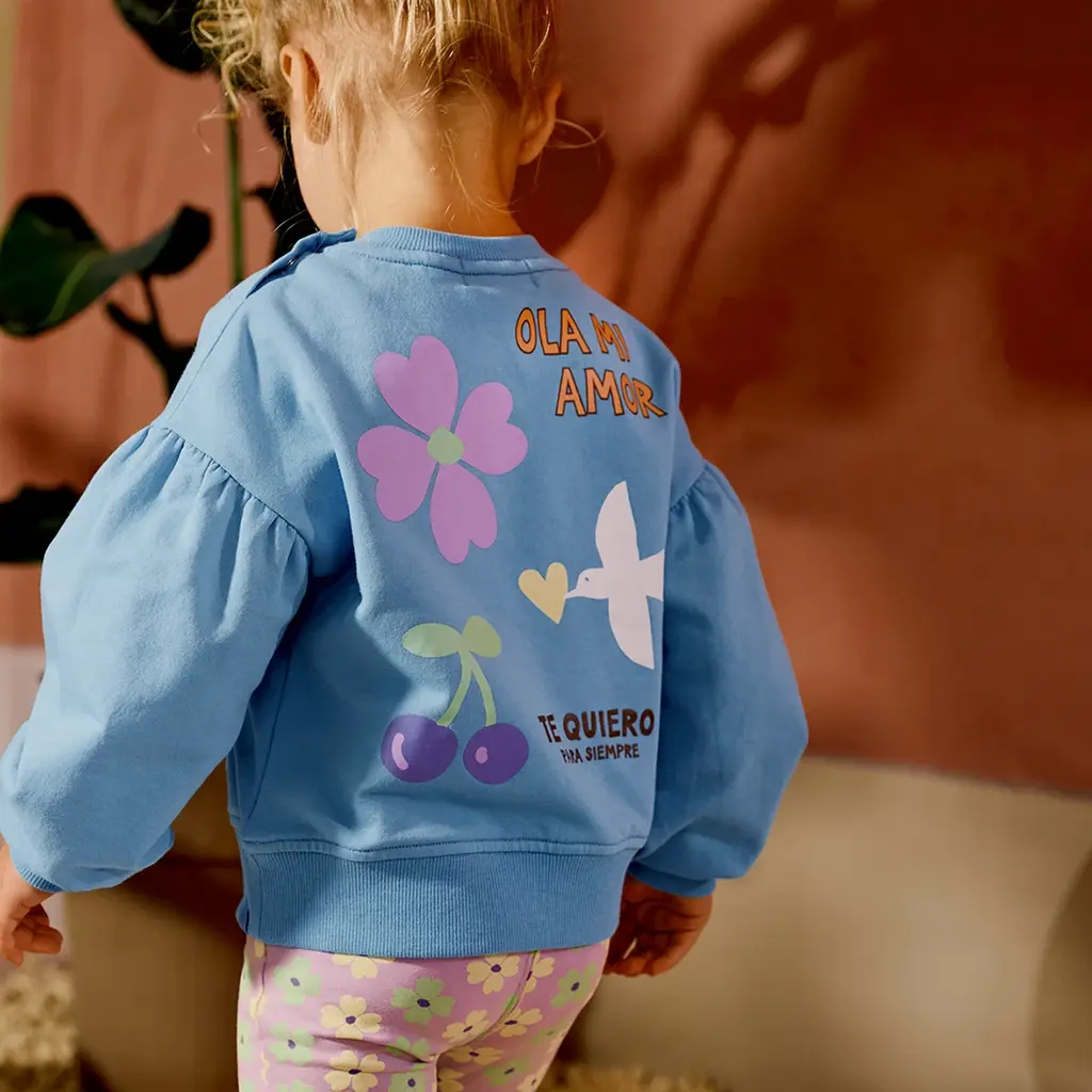 Trui sweat Jonna (surfing blue)