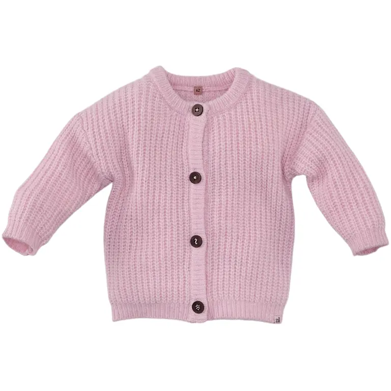 Gebreid vestje Roza (rocky rose)