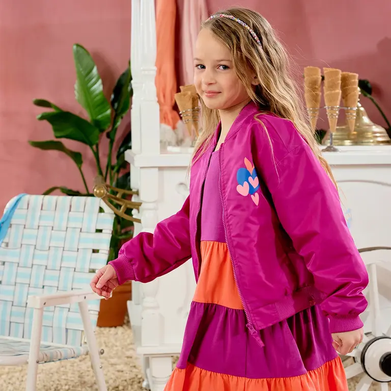 Zomerjas bomber Lucia (foxy violet)