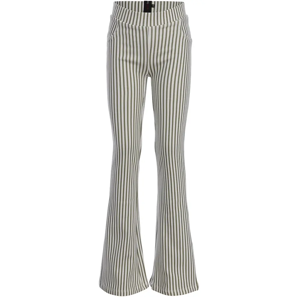Broek flared (beach stripe)