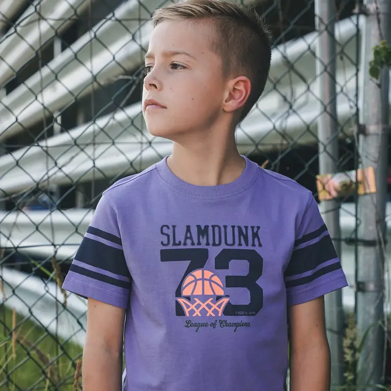 T-shirt Troy (grape mist)
