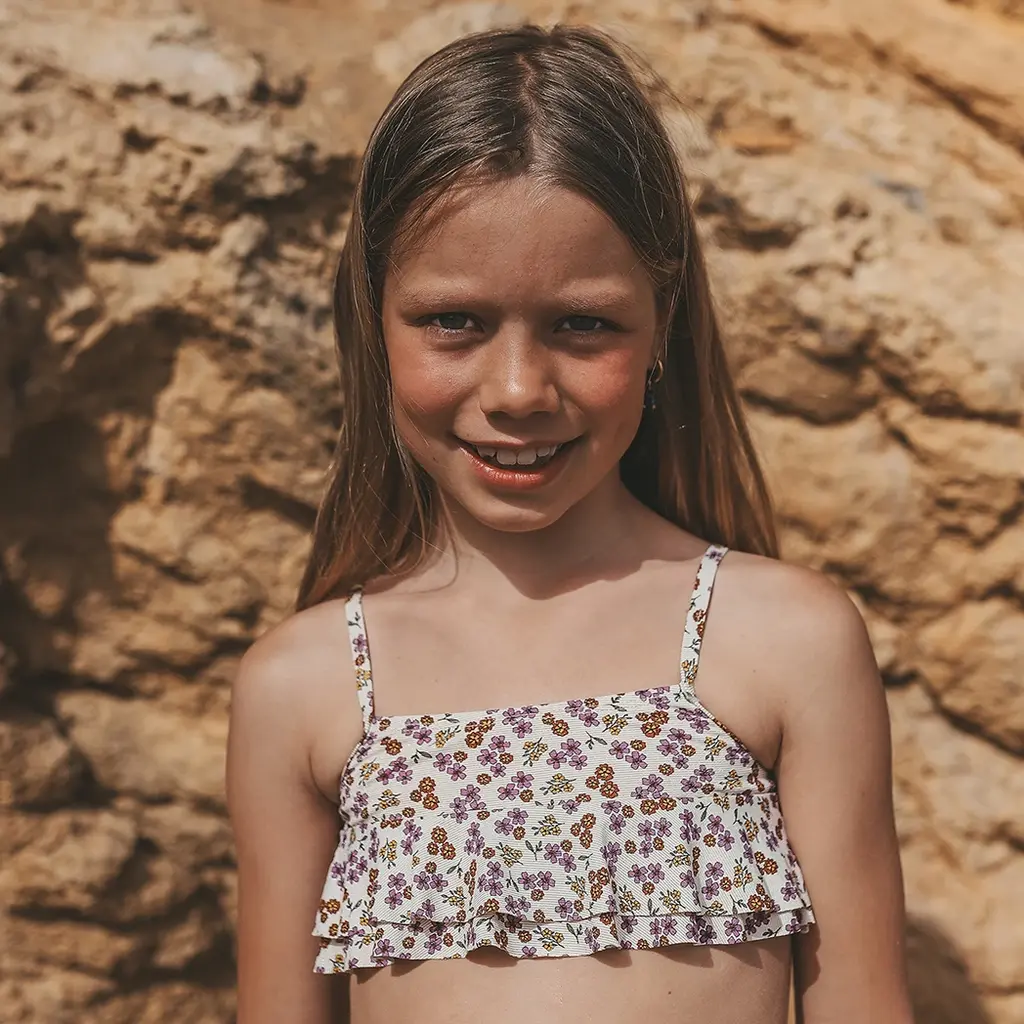 Bikini Sparkly Flower (bombay brown)