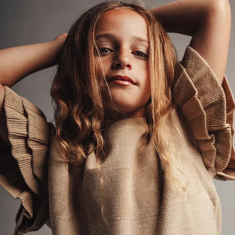 T-shirt Louise (taupe melange)