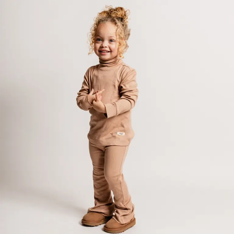 Broek flared Seiry (peach almond)