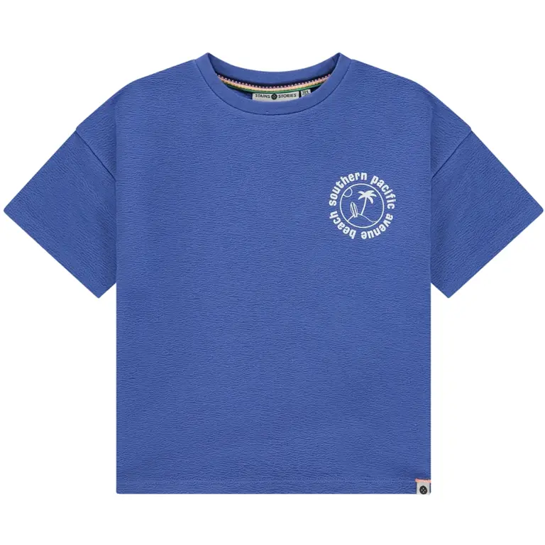 T-shirt backprint (royal)