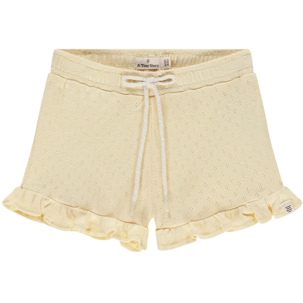 Kort broekje ajour (buttercup)