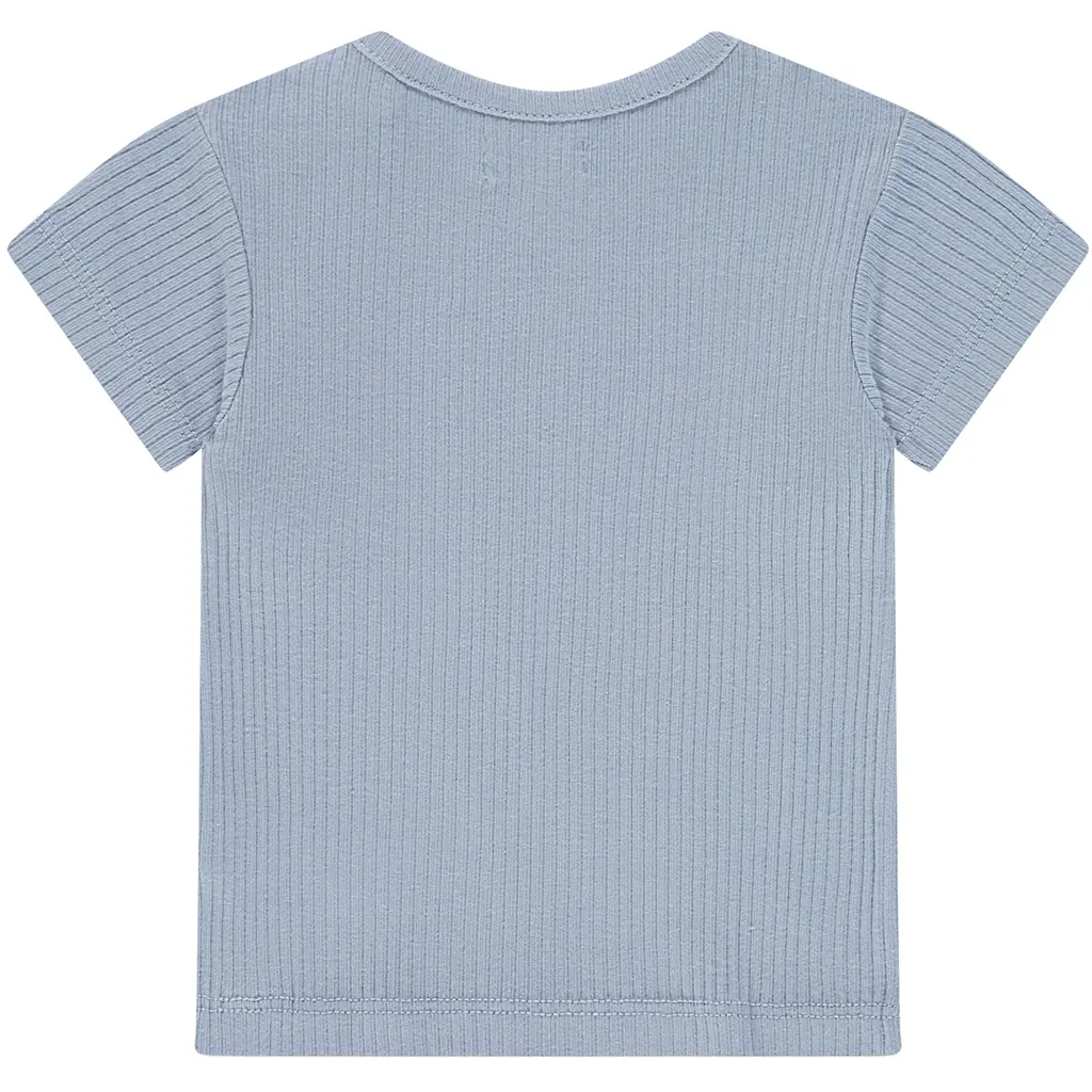 T-shirtje rib (light blue)