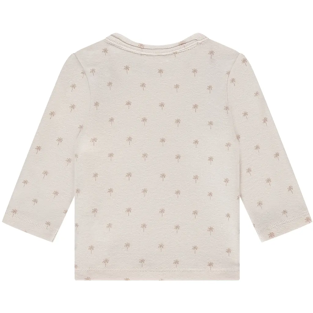 Longsleeve palmen (ecru)