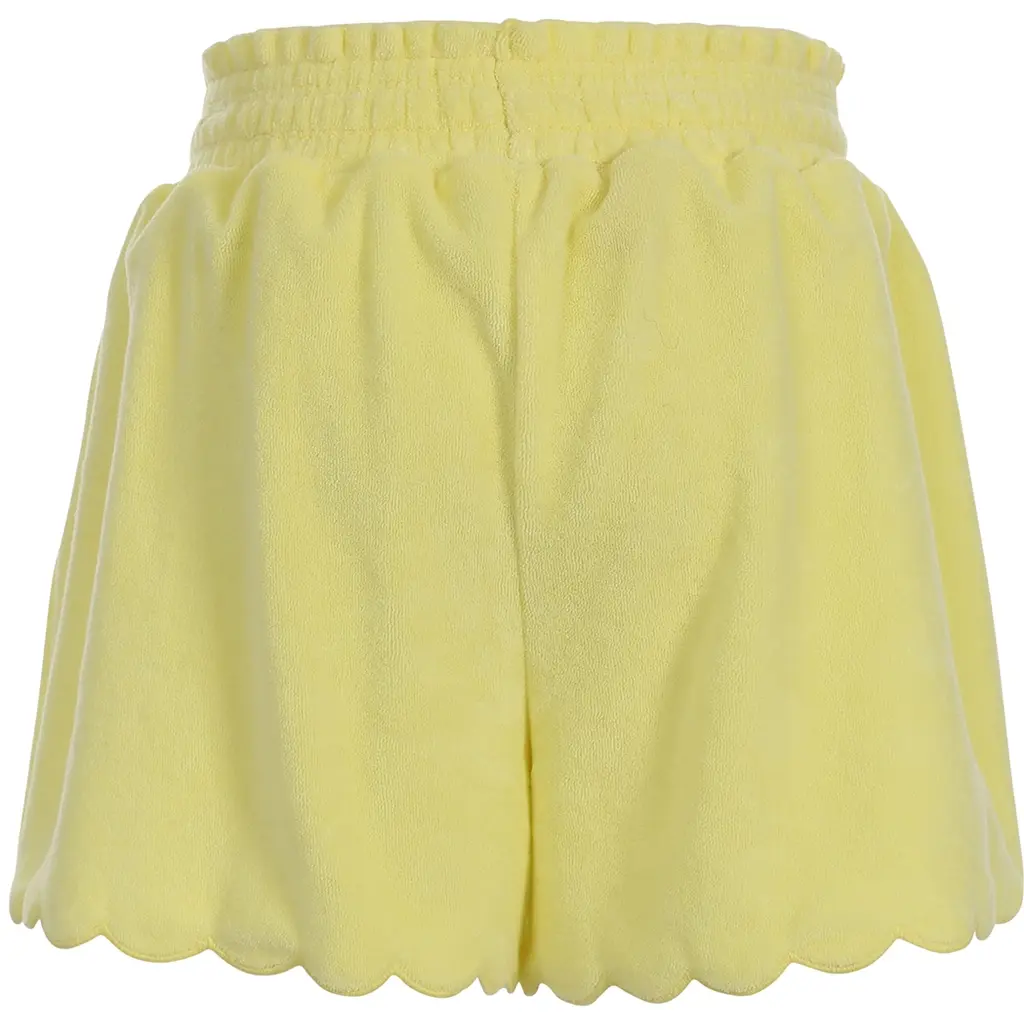 Kort broekje badstof (lemon)