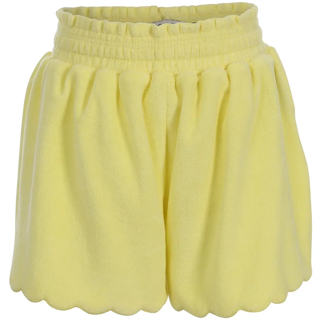 Kort broekje badstof (lemon)