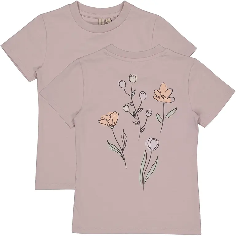 T-shirt Benin backprint (lilac)