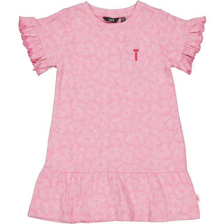 Jurk Darcy (aop pink flower)