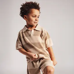 Polo t-shirt Sev (taupe)