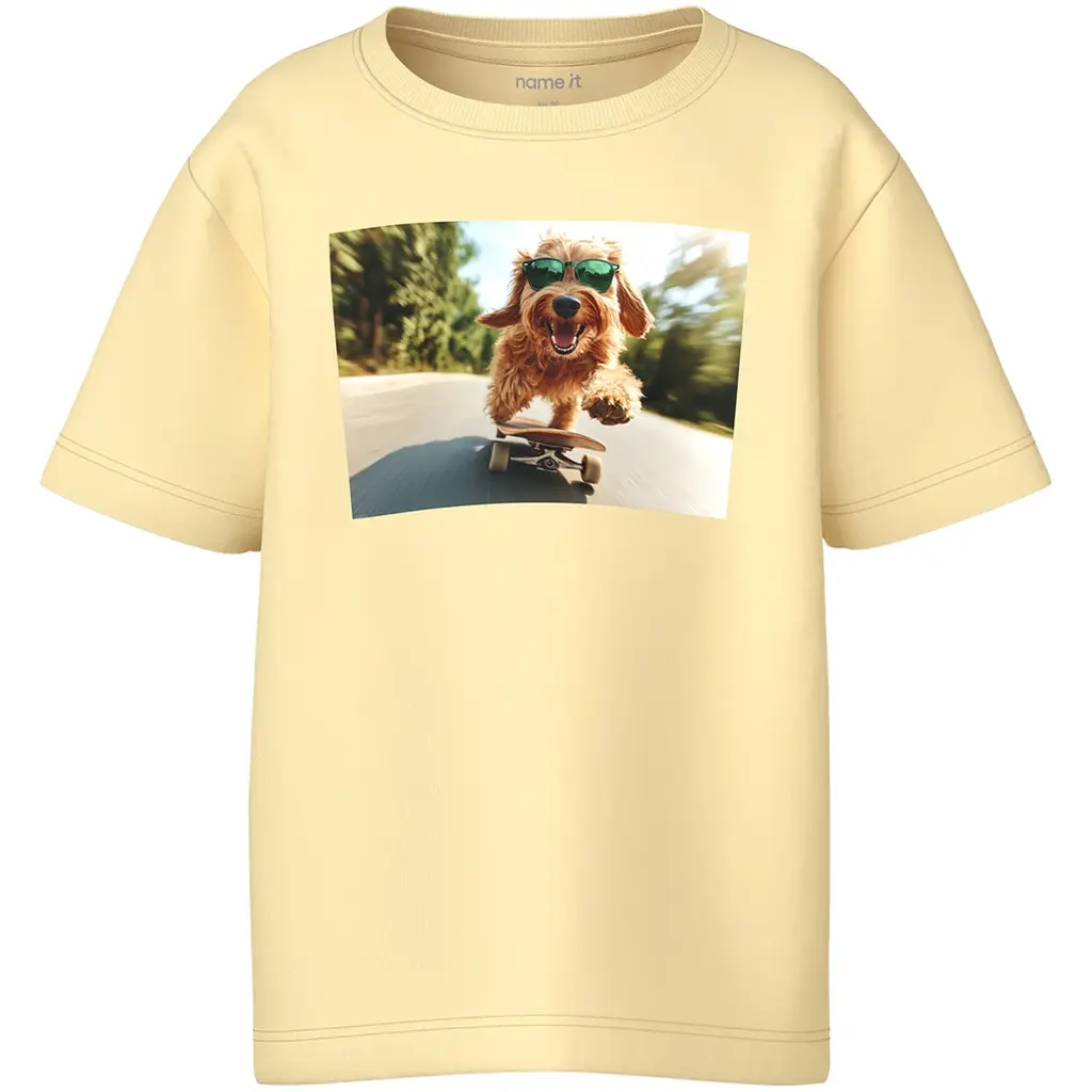 T-shirt Voto (double cream skater dog)