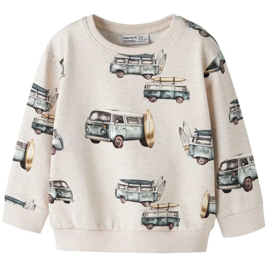 Trui sweat Jaxon (peyote melange)