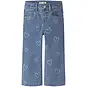 Name It Jeans WIDE FIT Rose (medium blue denim, hearts)