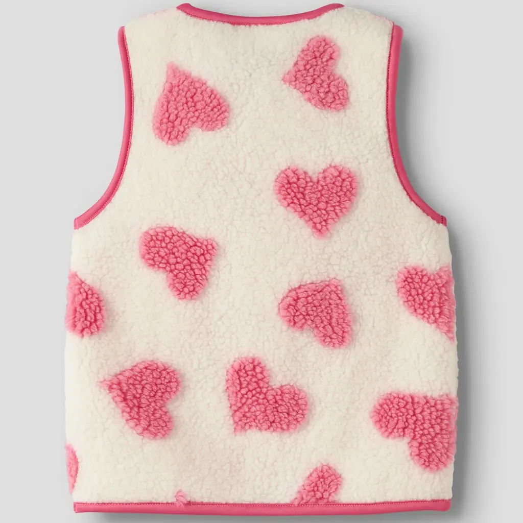 Gilet teddy Lara (antique white)