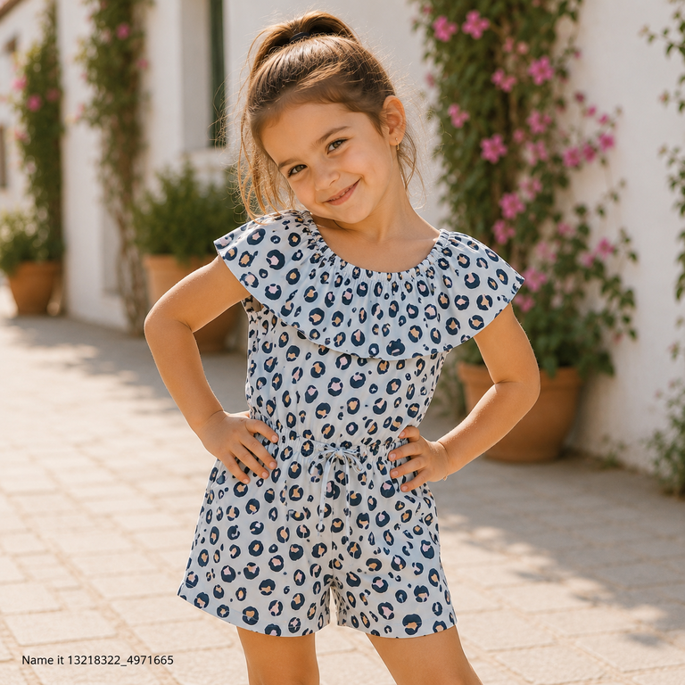 OP=OP! Jumpsuit Vinaya (anciet water colored leo)