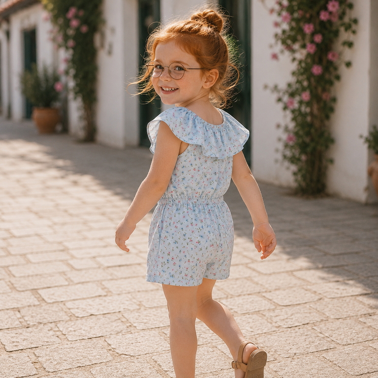 OP=OP! Jumpsuit Vinaya (ice water small floral)