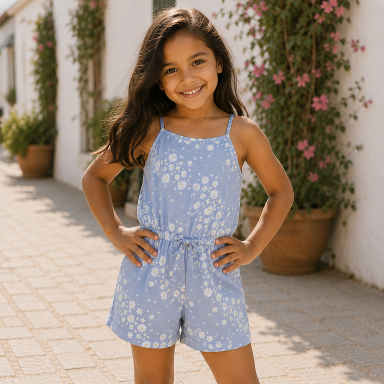 OP=OP! Jumpsuit Vigga (serenity white flower)