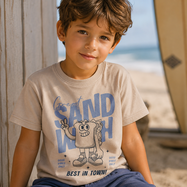 T-shirt Karlo (sesame)