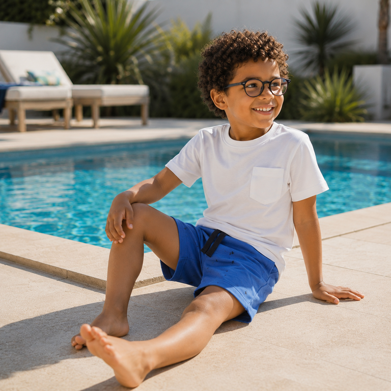 Korte broek Jaxon (nautical blue)