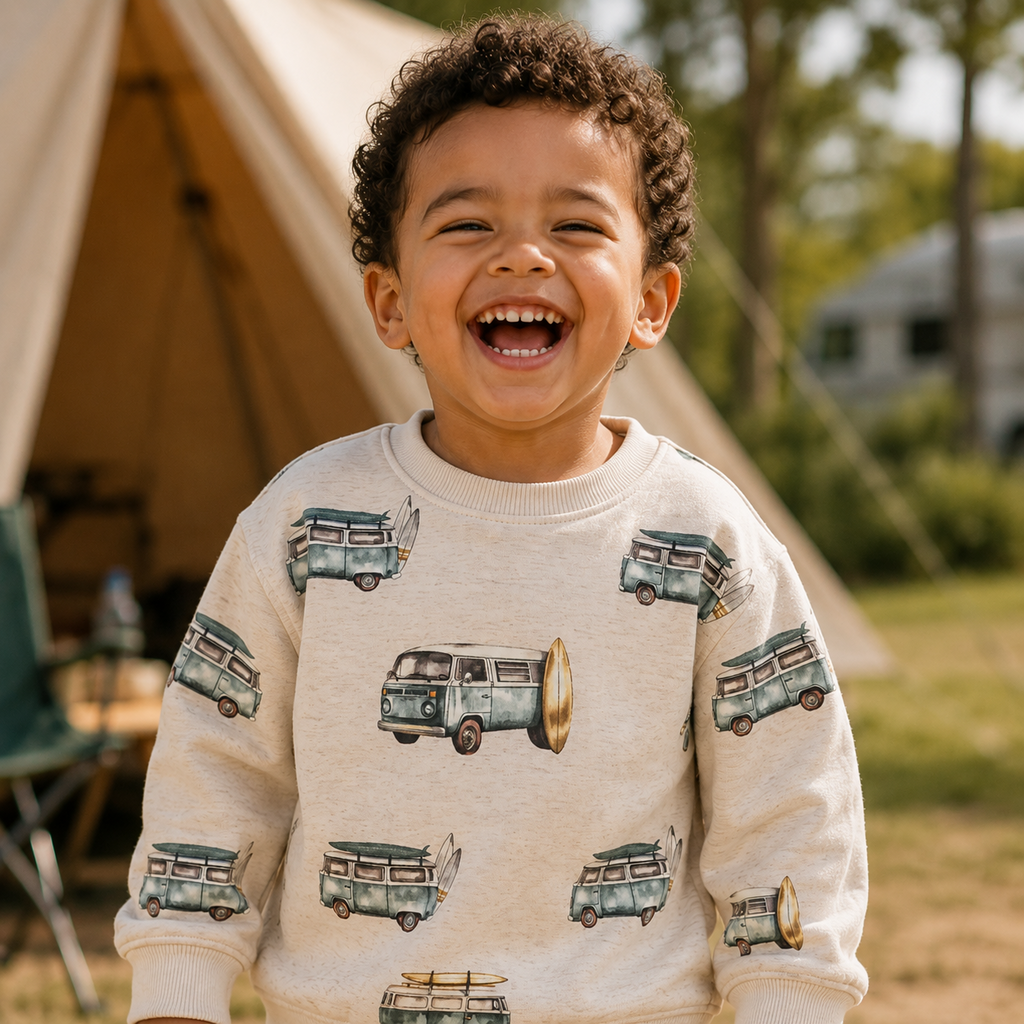 Trui sweat Jaxon (peyote melange)