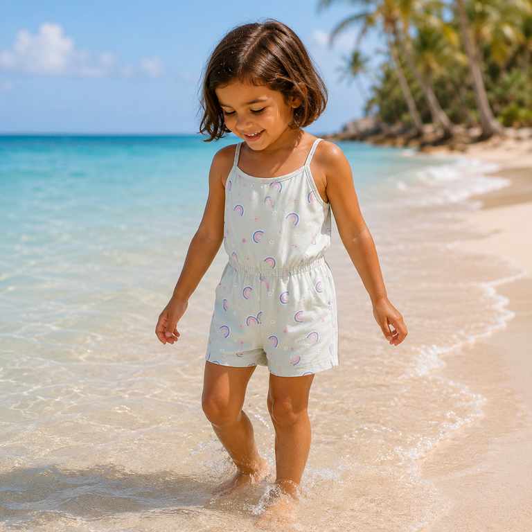 OP=OP! Jumpsuit Vigga (pale aqua rainbow)