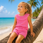 Name It Kort broekje rib REGULAR FIT Jessia (pink drink)