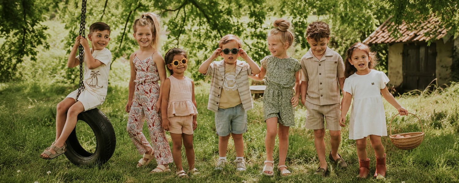 Kinderkleding voor jongens en meisjes uit de nieuwe collectie van populaire merken