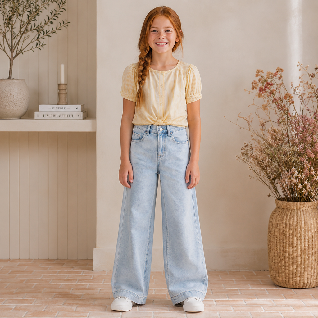 Jeans WIDE FIT Rose (light blue denim)