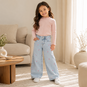 Name It Jeans WIDE LEG Rose (light blue bleached denim)
